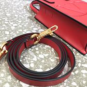 Valentino Garavani Vlogo Walk Mini Tote In Red Size 20x10x21cm - 2