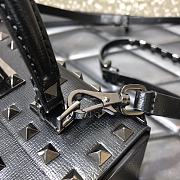 Valentino Garavani Rockstud Alcove Top-Handle Bag In Silver WW2B0 Size 19x12x8cm - 5