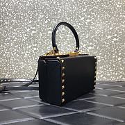 Valentino Garavani Rockstud Alcove Top-Handle Bag In Black WW2B0 Size 19x12x8cm - 6