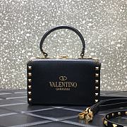 Valentino Garavani Rockstud Alcove Top-Handle Bag In Black WW2B0 Size 19x12x8cm - 5