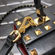 Valentino Garavani Rockstud Alcove Top-Handle Bag In Black WW2B0 Size 19x12x8cm - 4