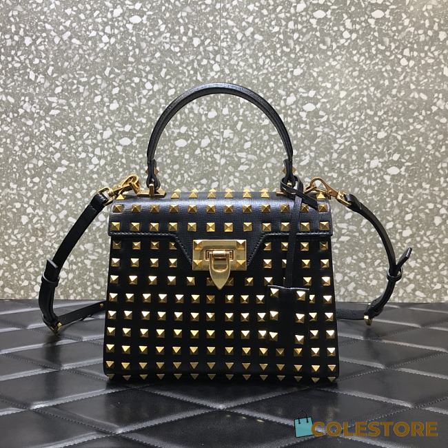 Valentino Garavani Rockstud-Embellished Tote Bag WB0J7 Size 22x17x9cm - 1