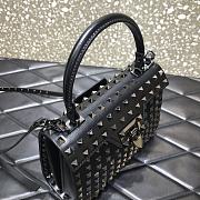 Valentino Garavani Rockstud-Embellished Tote Bag In Silver WB0J7 Size 22x17x9cm  - 3