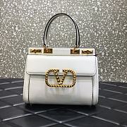 Valentino Garavani Rockstud Alcove Medium Tote Bag WW2B0 Size 23x20x6cm - 1