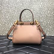 Valentino Garavani Rockstud Alcove Medium Tote Bag In Beige WW2B0 Size 23x20x6cm  - 3
