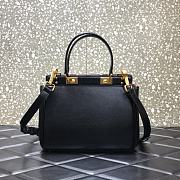 Valentino Garavani Rockstud Alcove Medium Tote Bag In Black WW2B0 Size 23x20x6cm  - 5