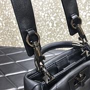 Valentino Garavani Roman Stud Small Leather All Black Size 20×9×15cm - 2