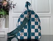 Louis Vuitton Keepall 45 Bandoulière In Blue Size 45x27x20cm - 3
