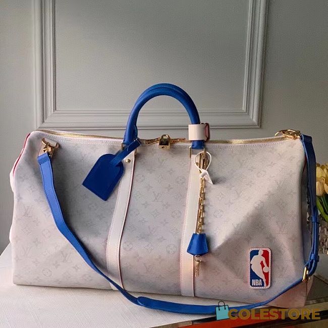 Louis Vuitton Basketball Keepall In White 55 Size 55x26x20cm - 1