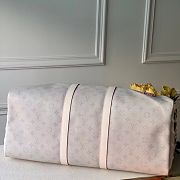 Louis Vuitton Basketball Keepall In White 55 Size 55x26x20cm - 3