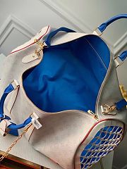 Louis Vuitton Basketball Keepall In White 55 Size 55x26x20cm - 5