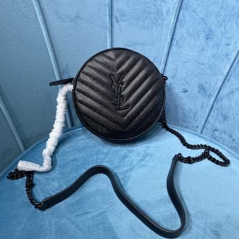 YSL Vinyle Quilted Bag 61043 Size 17x17x5.5cm