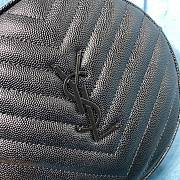 YSL Vinyle Quilted Bag 61043 Size 17x17x5.5cm - 5