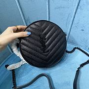 YSL Vinyle Quilted Bag 61043 Size 17x17x5.5cm - 4