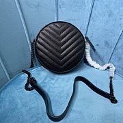 YSL Vinyle Quilted Bag 61043 Size 17x17x5.5cm - 2