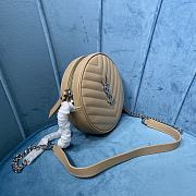 YSL Vinyle Quilted Bag In Brown 61043 Size 17x17x5.5cm   - 5