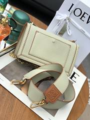 Loewe Ladies Barcelona Shoulder Bag In Green Size 24x15x8cm - 4