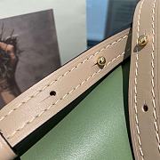 Loewe Small Gate Crossbody Bag In Green 26167 Size 25x18x10cm - 3