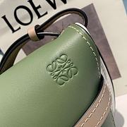 Loewe Small Gate Crossbody Bag In Green 26167 Size 25x18x10cm - 2