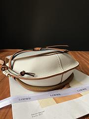 Loewe Small Gate Crossbody Bag In Lite Blue 26167 Size 25x18x10cm - 3