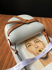 Loewe Small Gate Crossbody Bag In Lite Blue 26167 Size 25x18x10cm - 4