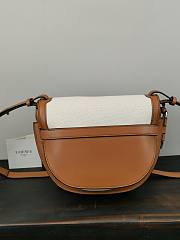 Loewe Small Gate Crossbody Bag In White 26167 Size 25x18x10cm - 3