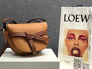 Loewe Small Gate Crossbody Bag In Brown 26167 Size 25x18x10cm - 1