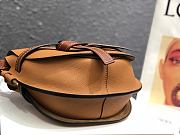 Loewe Small Gate Crossbody Bag In Brown 26167 Size 25x18x10cm - 3