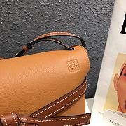 Loewe Small Gate Crossbody Bag In Brown 26167 Size 25x18x10cm - 4