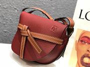 Loewe Small Gate Crossbody Bag In Red 26167 Size 25x18x10cm - 6