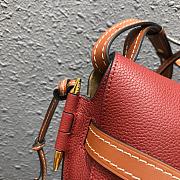 Loewe Small Gate Crossbody Bag In Red 26167 Size 25x18x10cm - 2