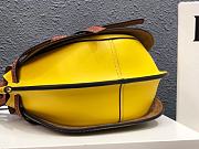 Loewe Small Gate Crossbody Bag In Khaki 26167 Size 25x18x10cm - 3