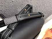 Loewe Small Gate Crossbody Bag In All Black 26167 Size 25x18x10cm - 6