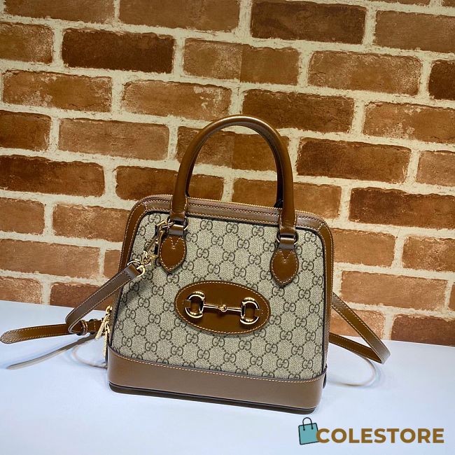 Gucci Lady Horsebit Small Handle Bag 62122 Size 25cm - 1