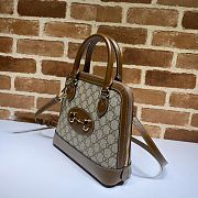 Gucci Lady Horsebit Small Handle Bag 62122 Size 25cm - 4
