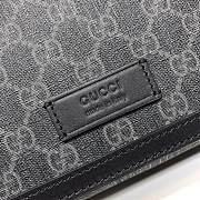 Gucci GG Supreme Flap Black 47413 Size 33x24x10cm - 2