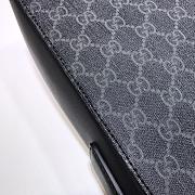 Gucci GG Supreme Flap Black 47413 Size 33x24x10cm - 5