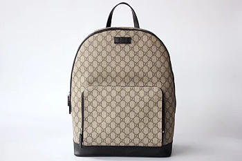  Gucci GG Supreme Backpack 406370 Size 31.5x41x14.5cm
