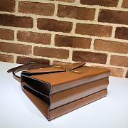 Gucci 1969 Small Handle Bag In Brown 602781 Size 26x19x10.5cm - 6
