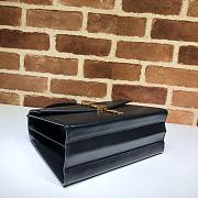 Gucci 1969 Small Handle Bag In Black 602781 Size 26x19x10.5cm - 5