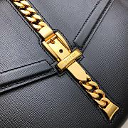 Gucci 1969 Small Handle Bag In Black 602781 Size 26x19x10.5cm - 2