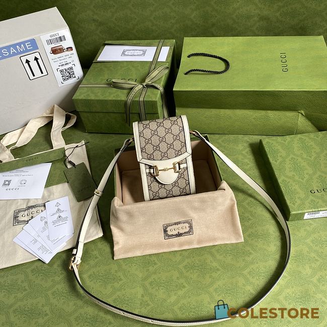 Gucci Horsebit 1955 Mini Bag 625615 Size 11.5x17x4cm - 1