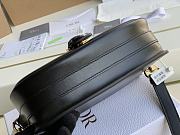 Dior Bobby Bag In Black Grained Caflskin M8010 Size 18x14x5cm - 3