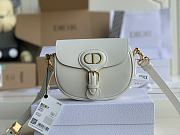 Dior Bobby Bag In White Leather M8010 Size 18x14x5cm - 1