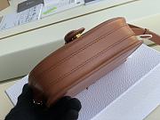 Dior Bobby Bag In Dark Brown M8010 Size 18x14x5cm - 5