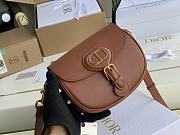 Dior Bobby Bag In Dark Brown M8010 Size 18x14x5cm - 4