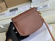 Dior Bobby Bag In Dark Brown M8010 Size 18x14x5cm - 3