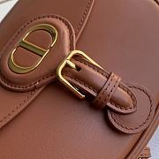 Dior Bobby Bag In Dark Brown M8010 Size 18x14x5cm - 2