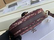 Dior Bobby Bag In Pink Oblique M8010 Size 18x14x5cm - 6