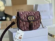 Dior Bobby Bag In Pink Oblique M8010 Size 18x14x5cm - 2